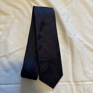 Paul Smith Midnight Blue Floral Jacquard Men's Silk Tie